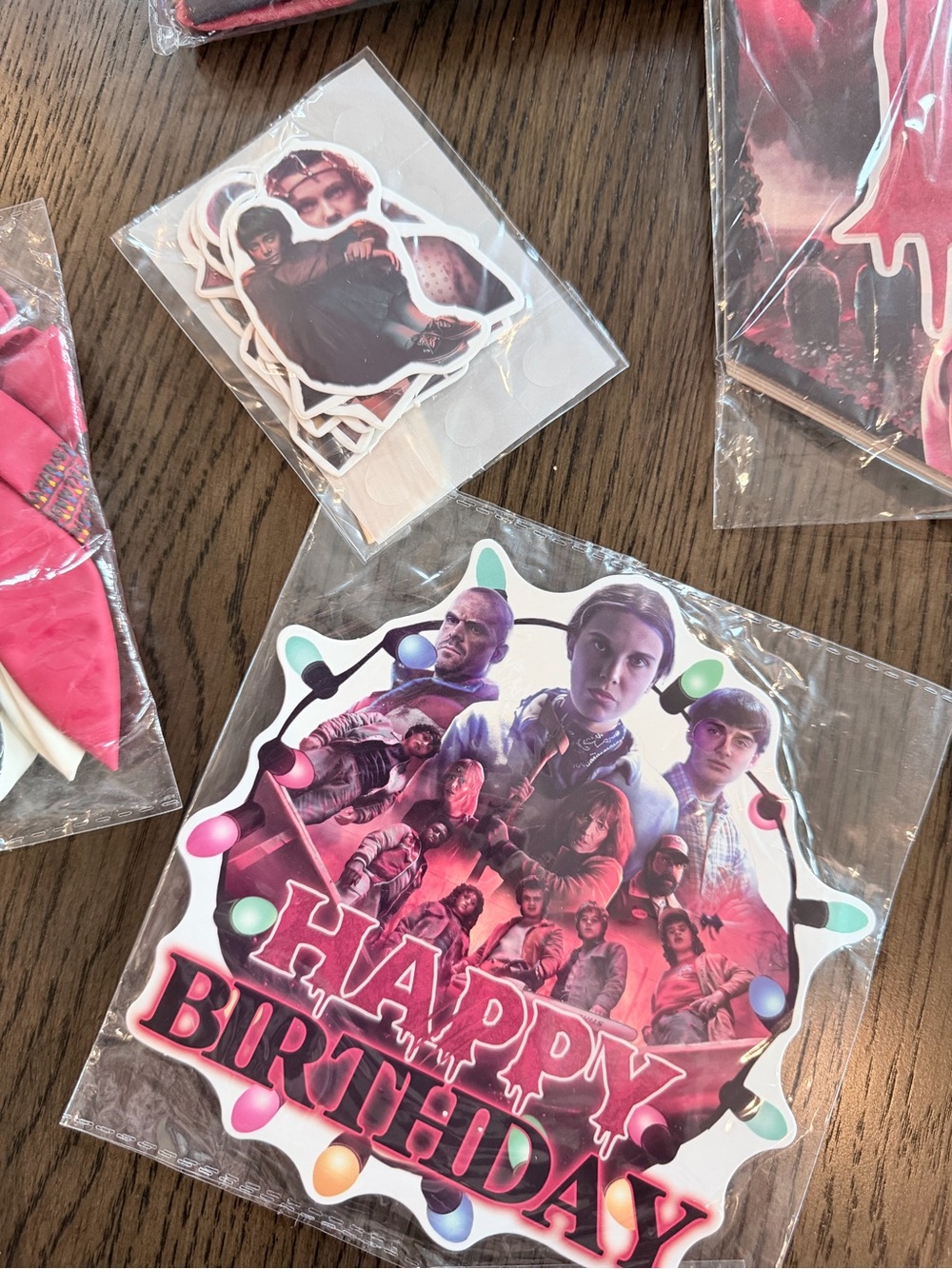 Happy Birthday Stranger Things Party Decor